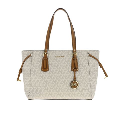 michael kors cream small bag|Michael Kors handbag tote.